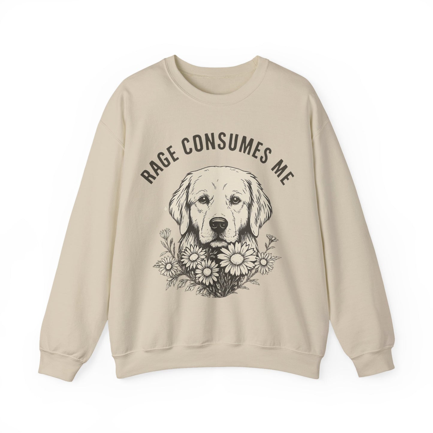 Rage Golden Retriever Sweatshirt