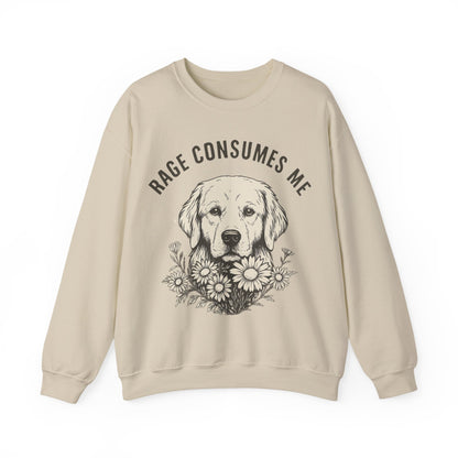Rage Golden Retriever Sweatshirt