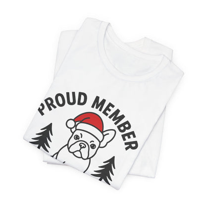 French Bulldog Naughty List TShirt