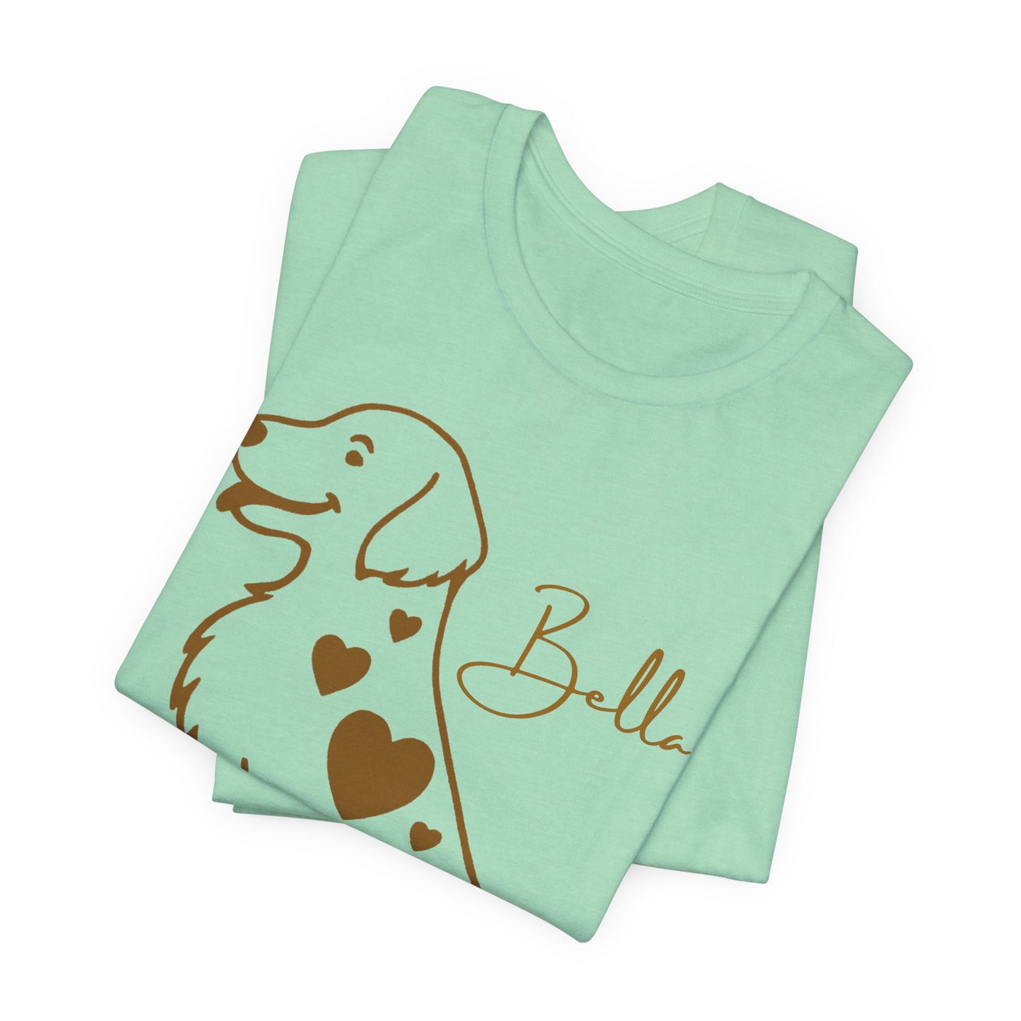 Golden Retriever Heart Dog TShirt