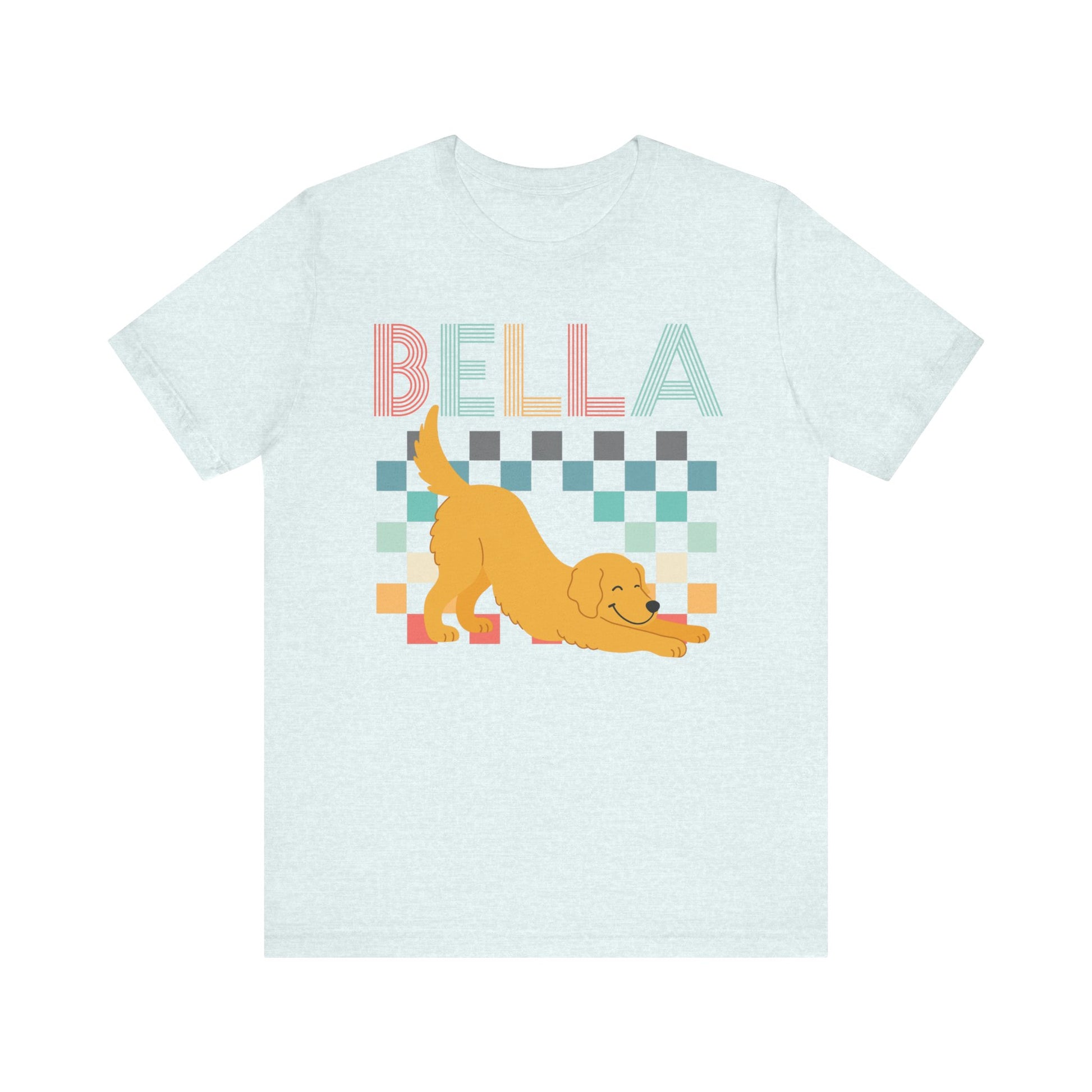 Golden Retriever Checkered TShirt