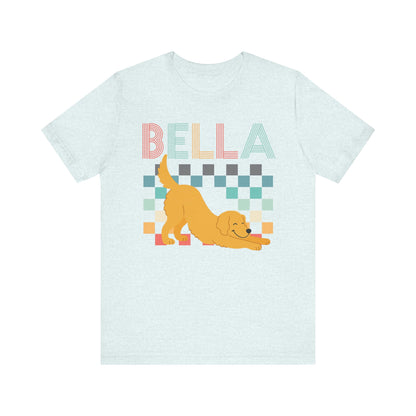 Golden Retriever Checkered TShirt