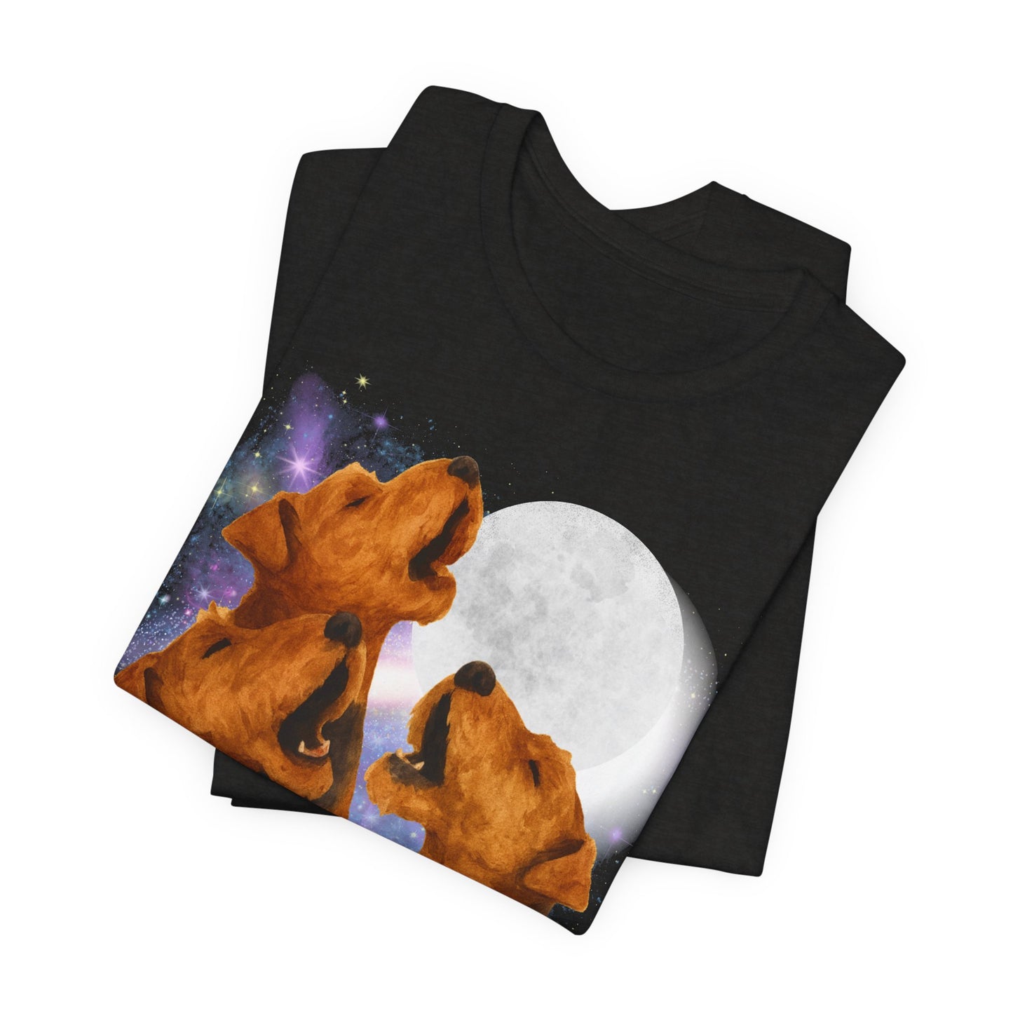 Airedale Terrier Howling TShirt