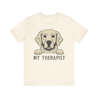 Therapist Golden Retriever Tshirt