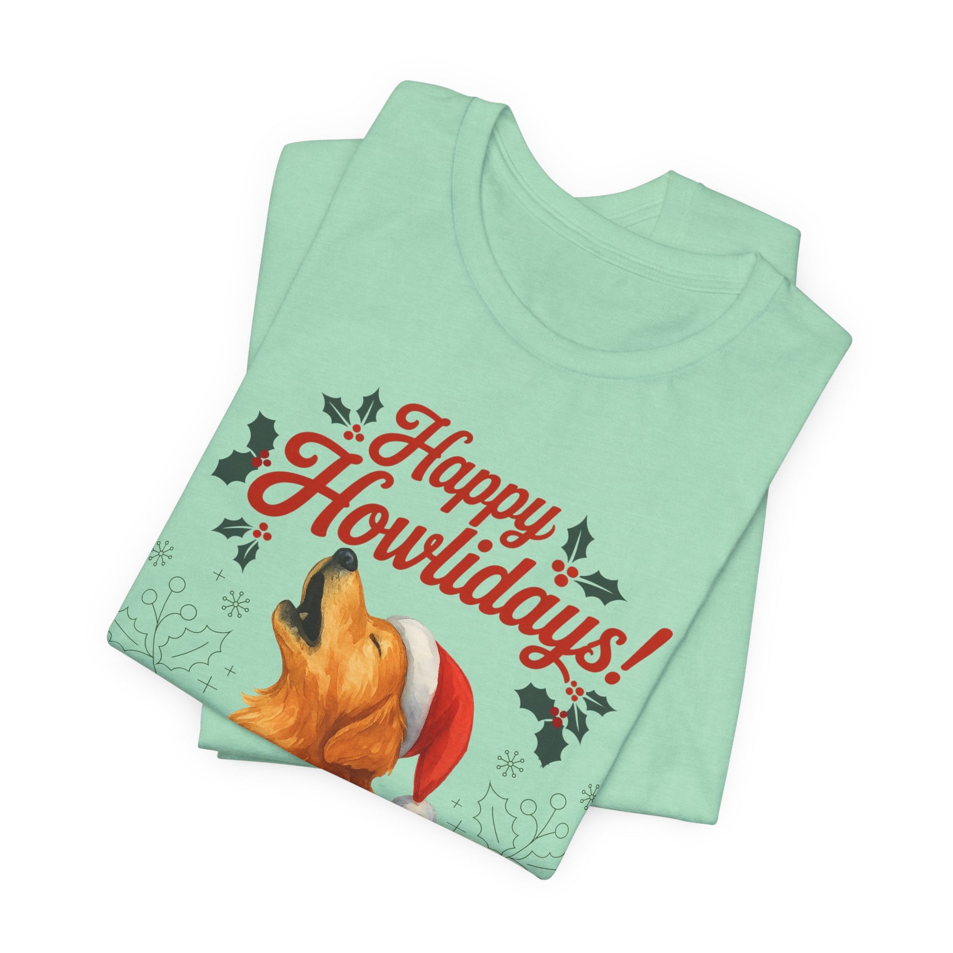 Golden Retriever Happy Howlidays TShirt