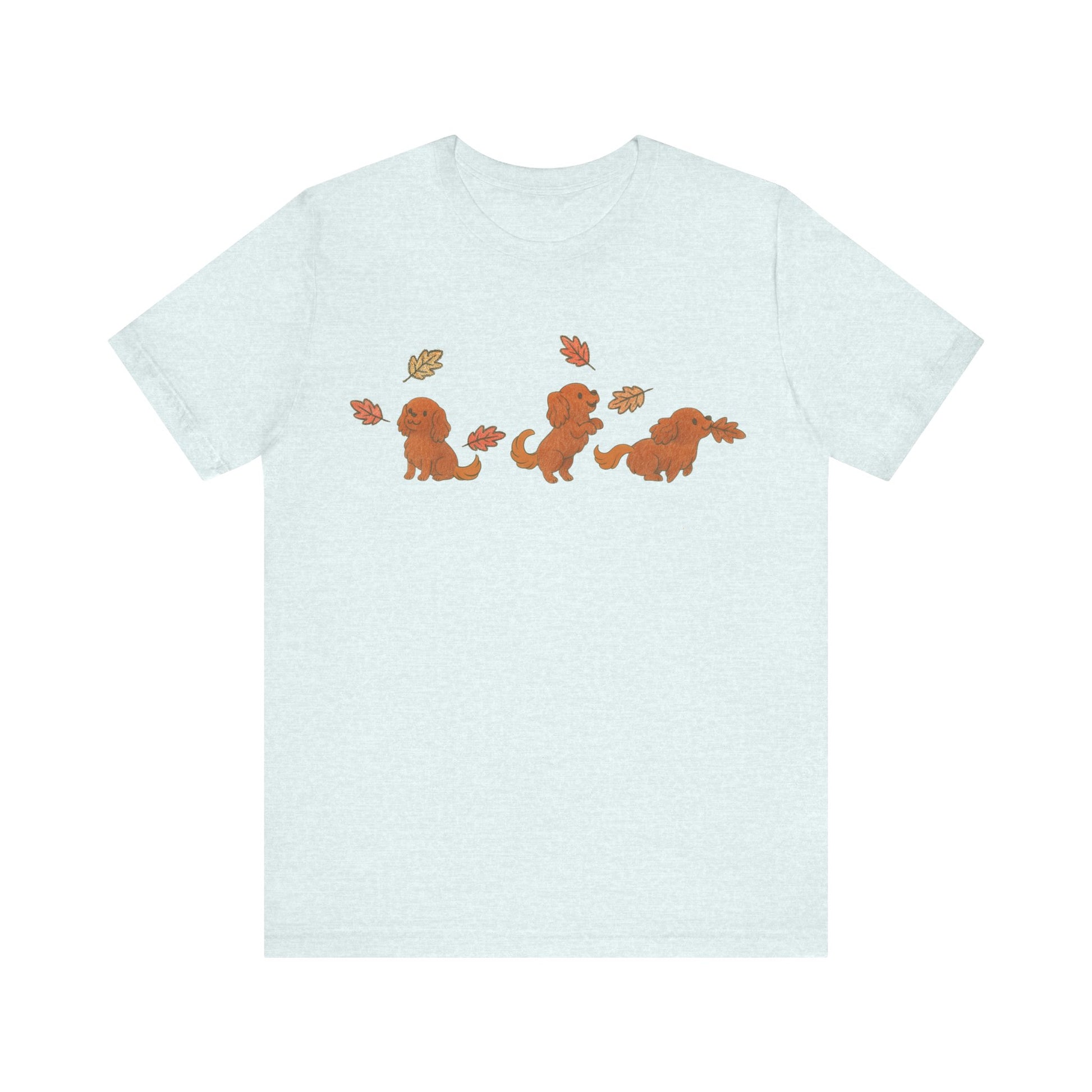Ruby Cavalier Chasing Leaves TShirt