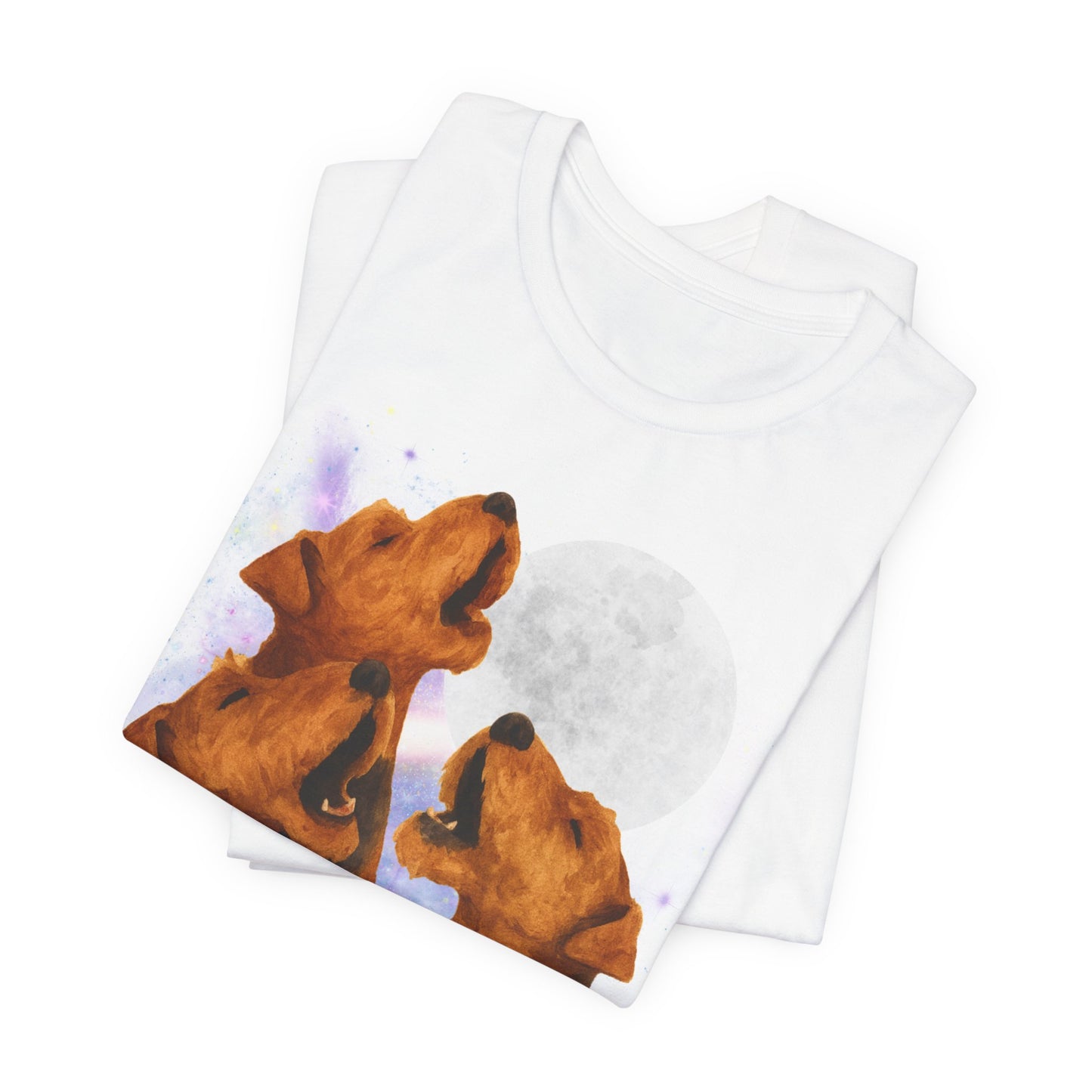 Airedale Terrier Howling TShirt