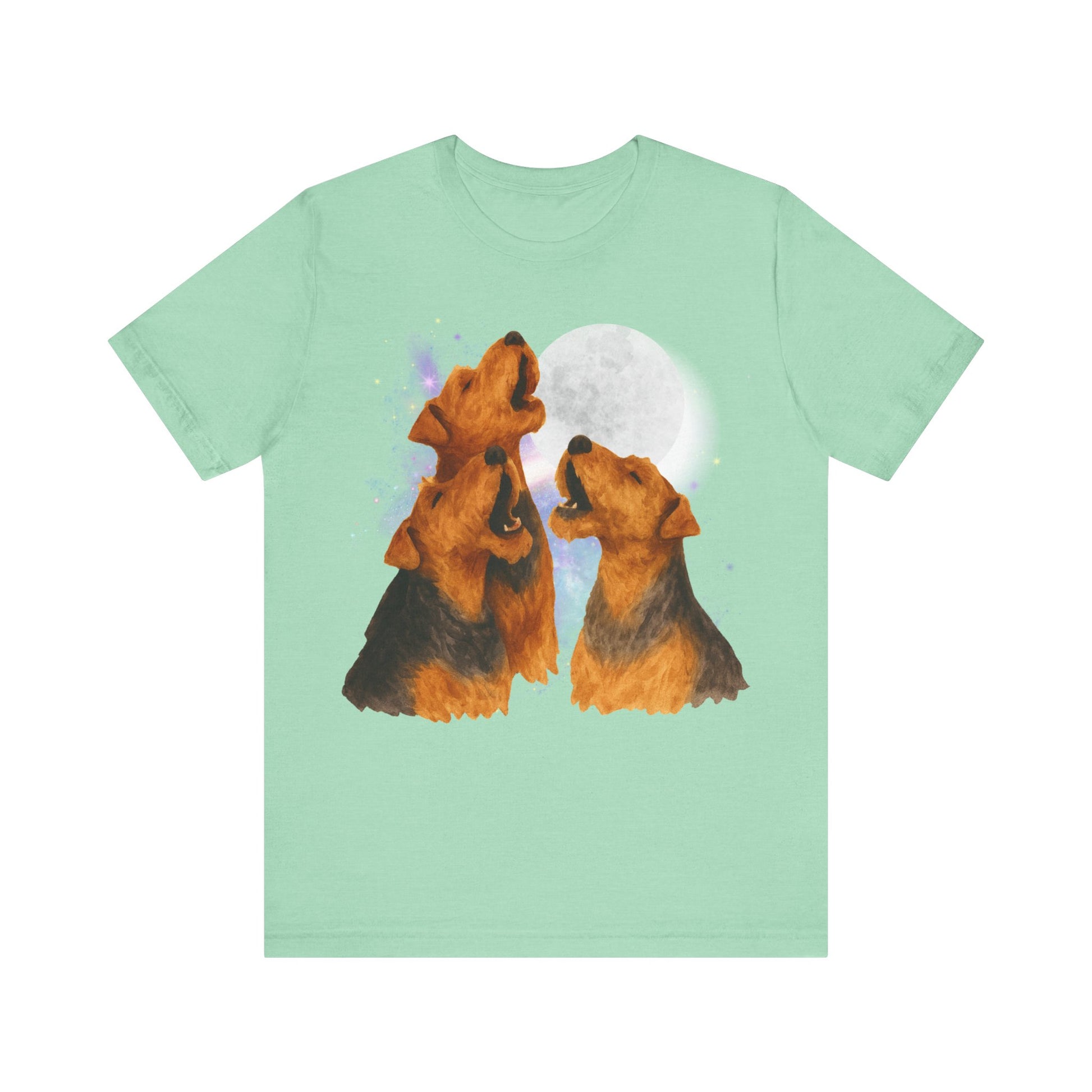 Airedale Terrier Howling TShirt