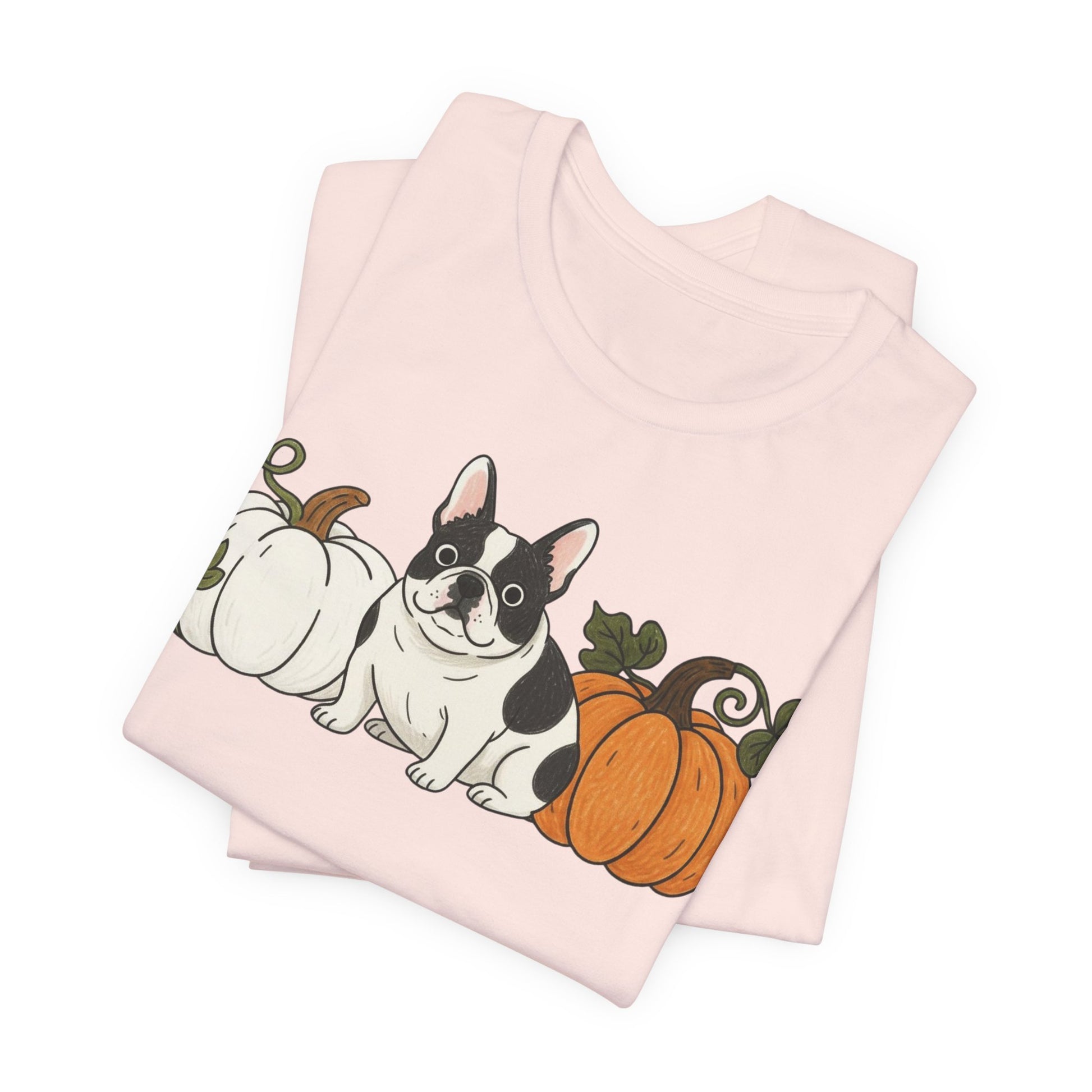 Piebald Frenchie Pupkin Unisex Tshirt