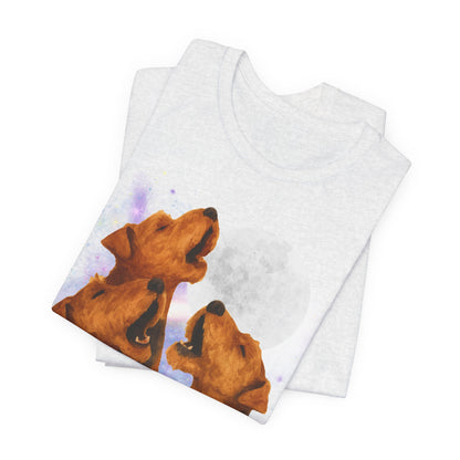 Airedale Terrier Howling TShirt