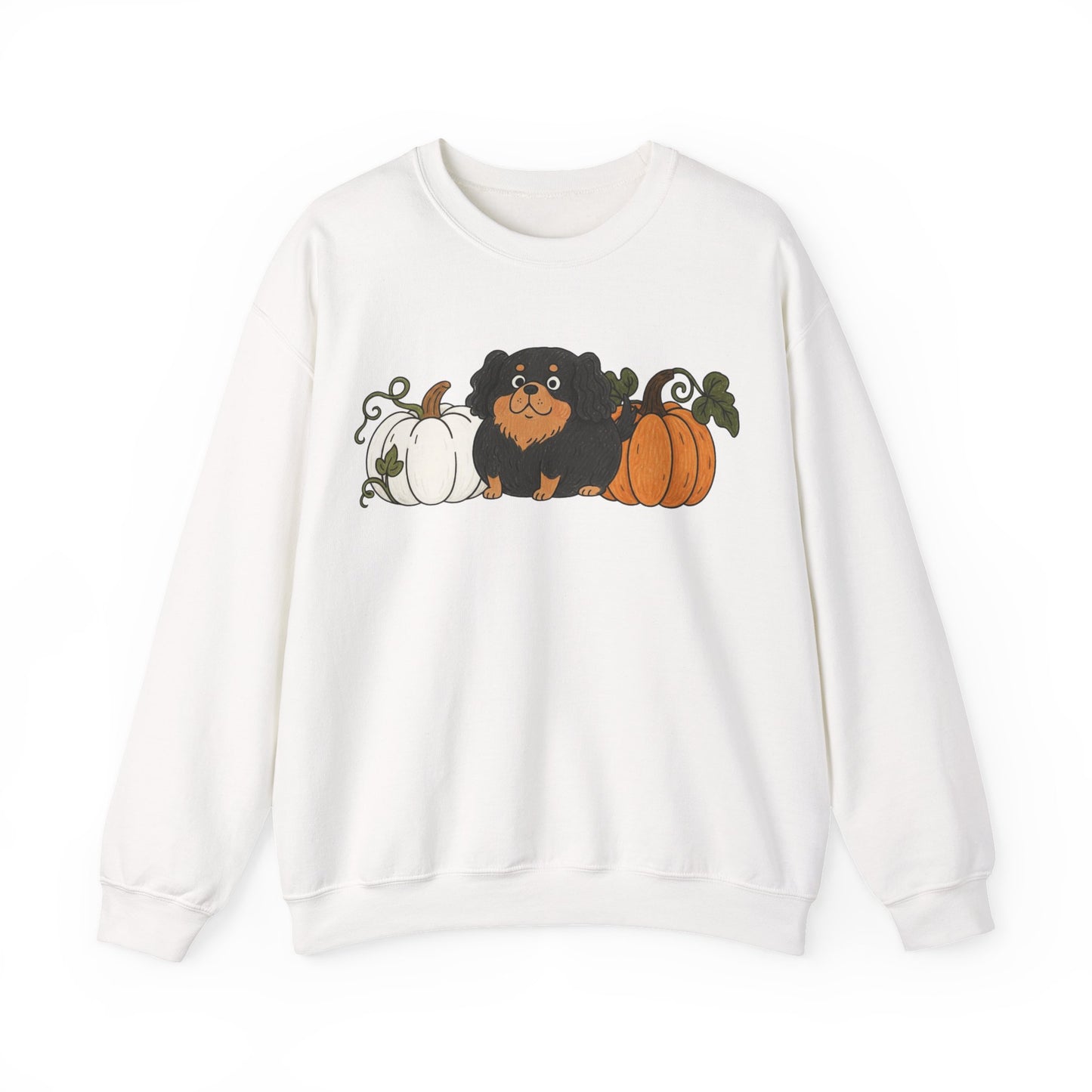 Black Tan Cavalier Pupkin Unisex Sweatshirt