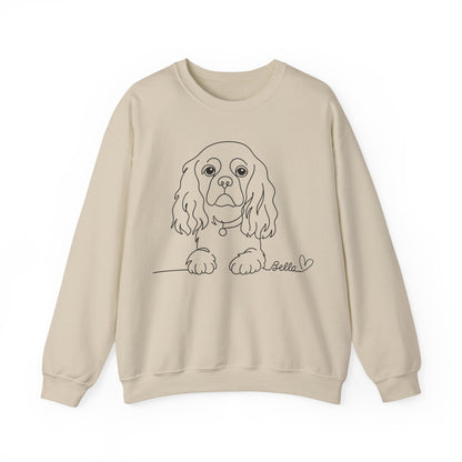 Single Line Name Cavalier Sweatshirt