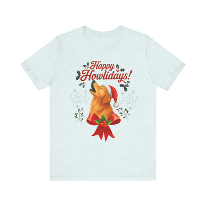 Golden Retriever Happy Howlidays TShirt