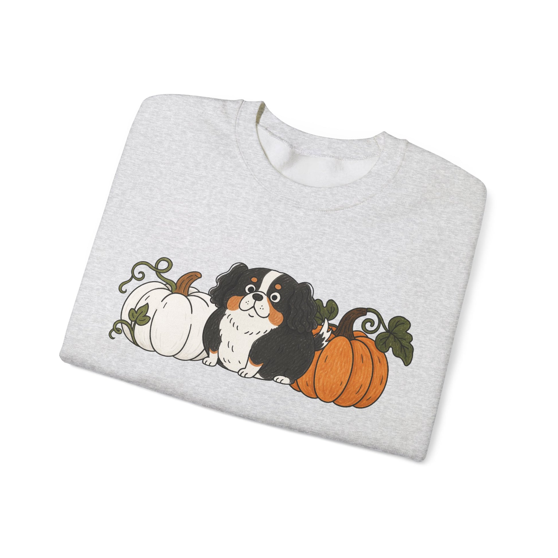 Tricolor Cavalier Pupkin Unisex Sweatshirt