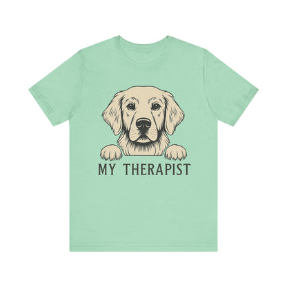 Therapist Golden Retriever Tshirt