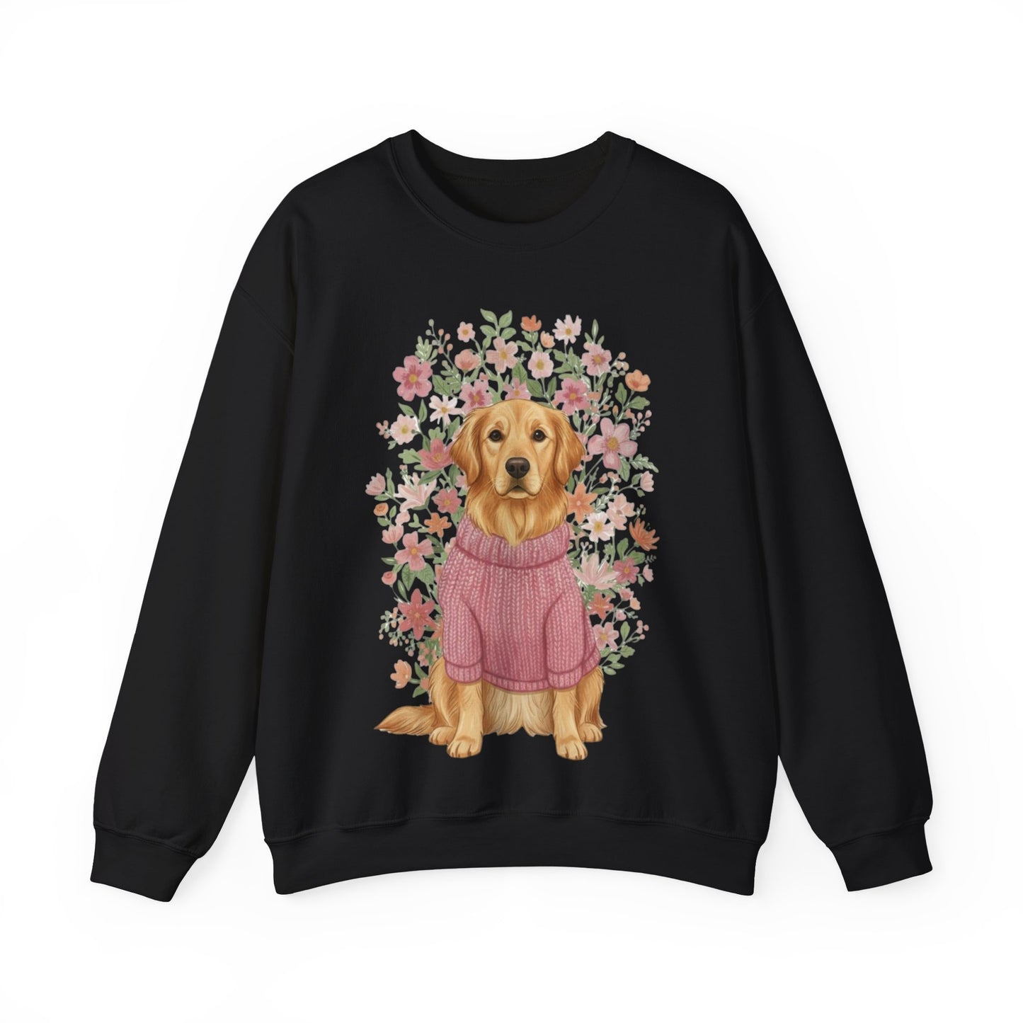 Golden Retriever Bouquet Sweatshirt
