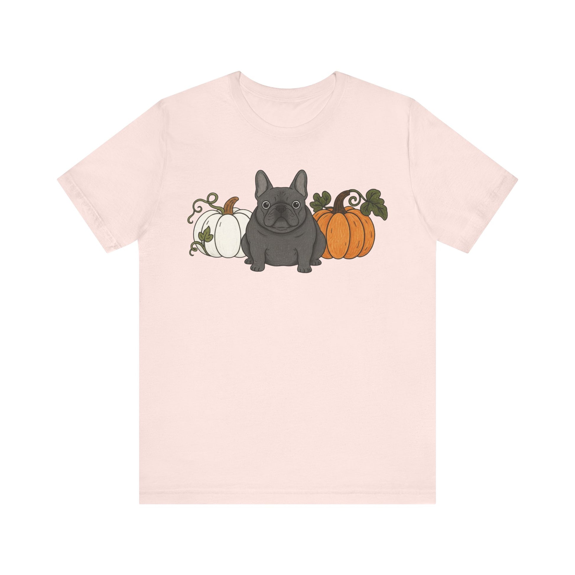 Black Frenchie Pupkin Unisex Tshirt