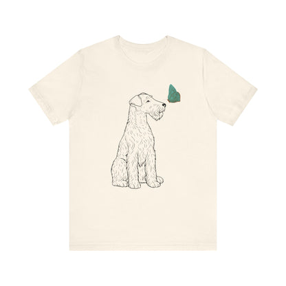 Airedale Terrier Butterfly TShirt