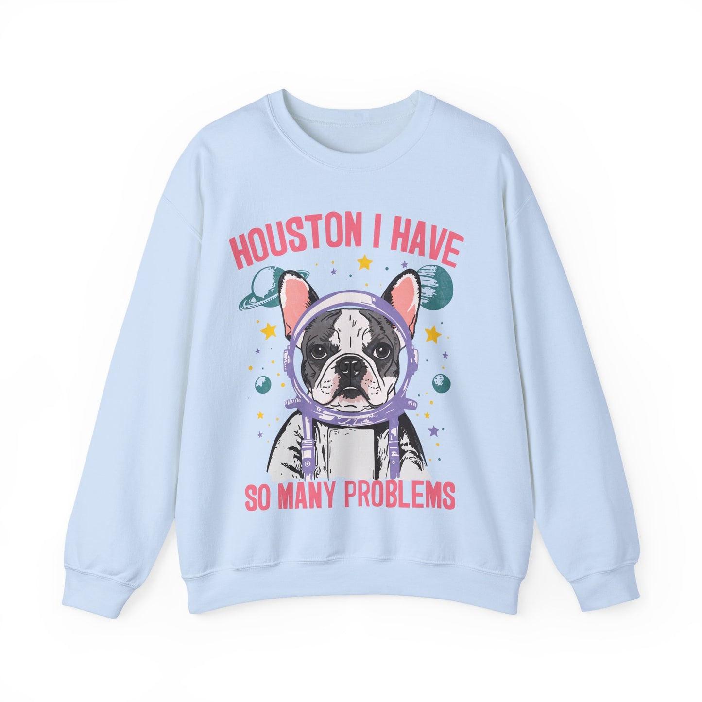 Piebald Frenchie Houston Space Sweatshirt