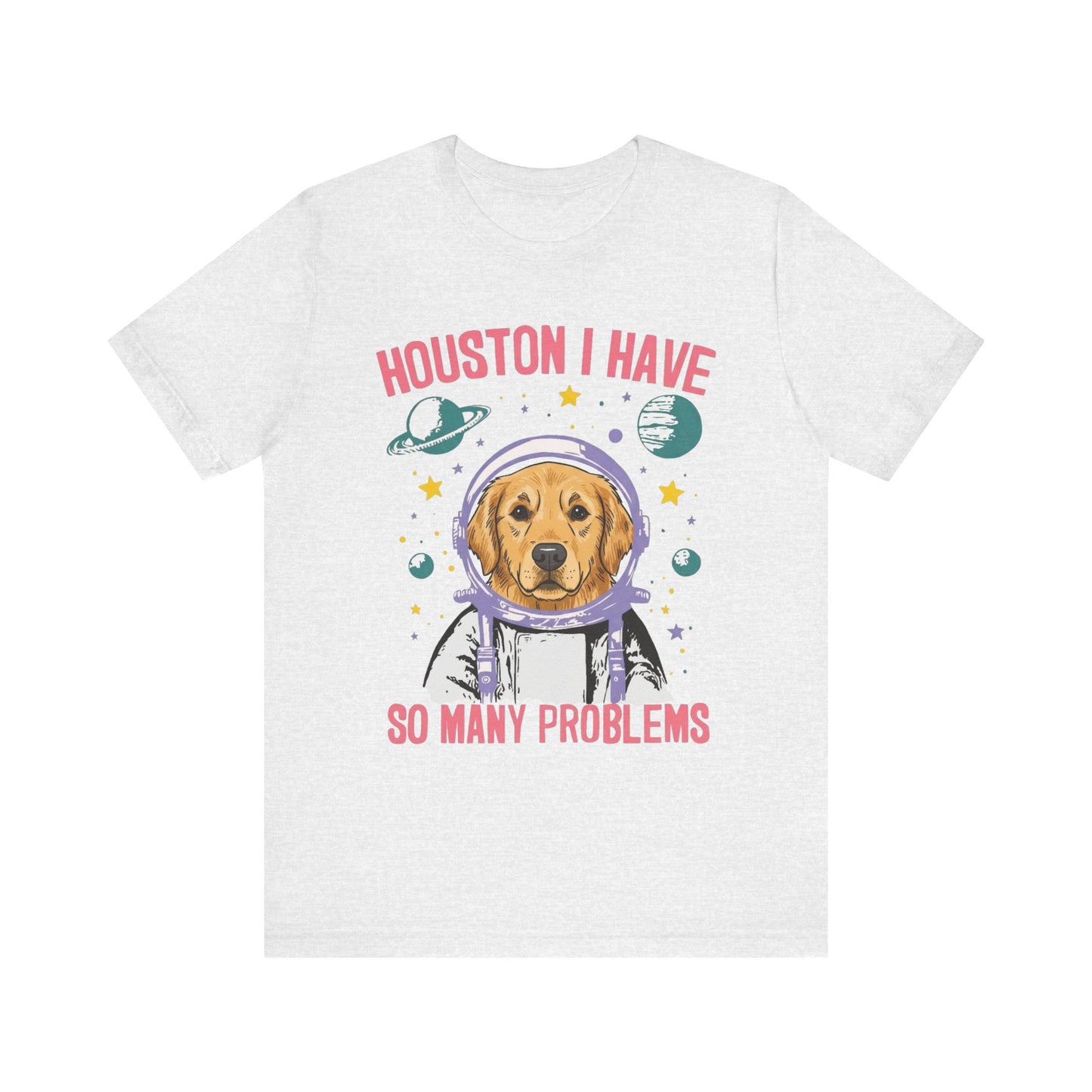 Golden Retriever Houston Space TShirt