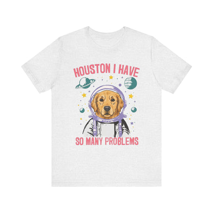 Golden Retriever Houston Space TShirt