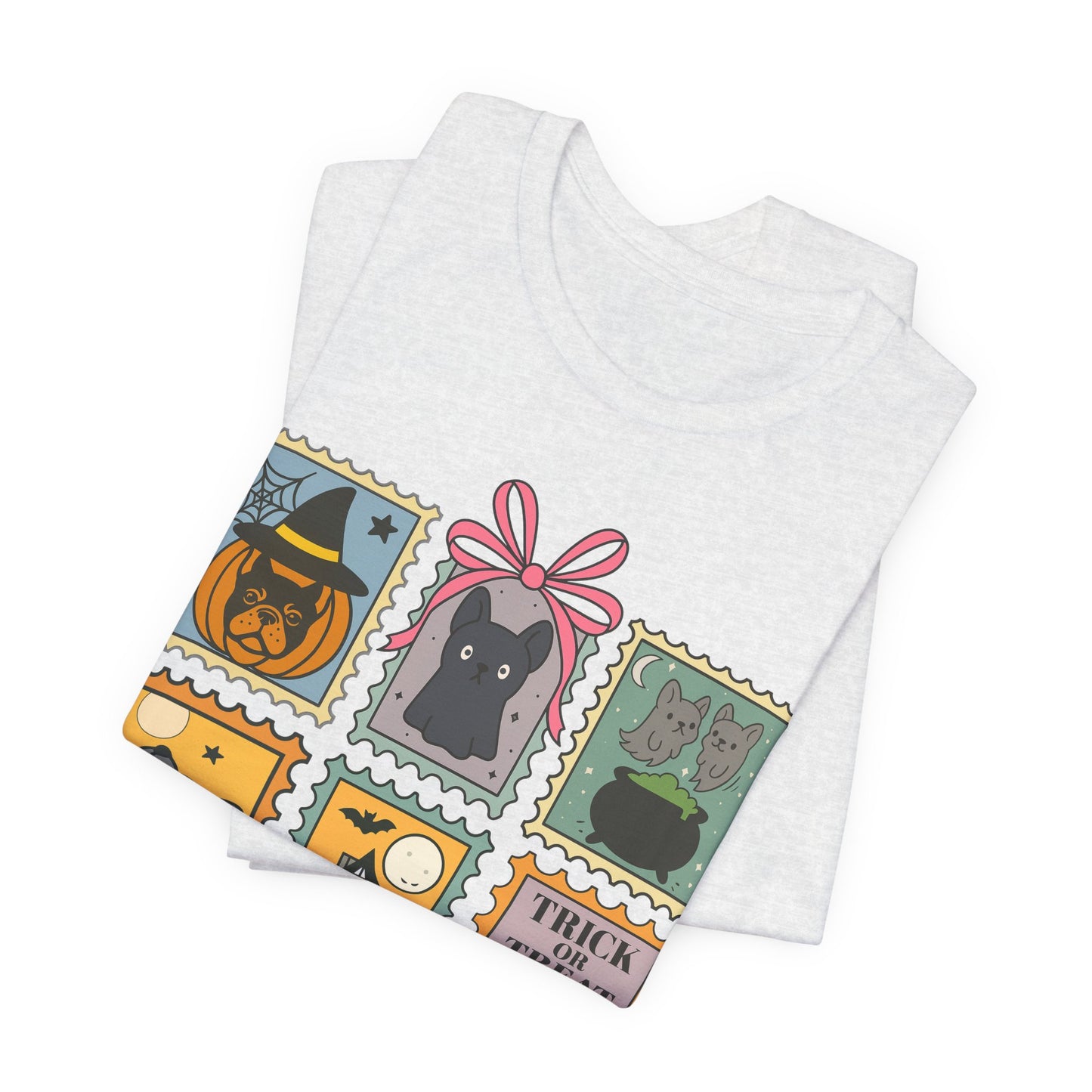 Black Frenchie Spooky Stamps TShirt