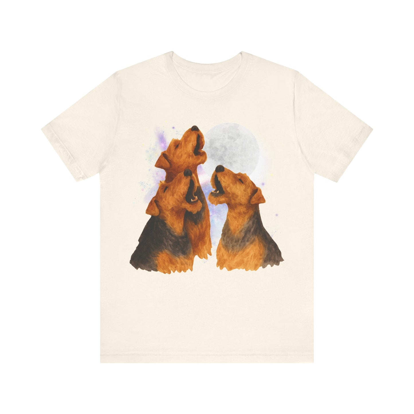 Airedale Terrier Howling TShirt