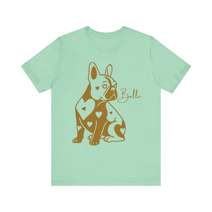 French Bulldog Heart Dog TShirt