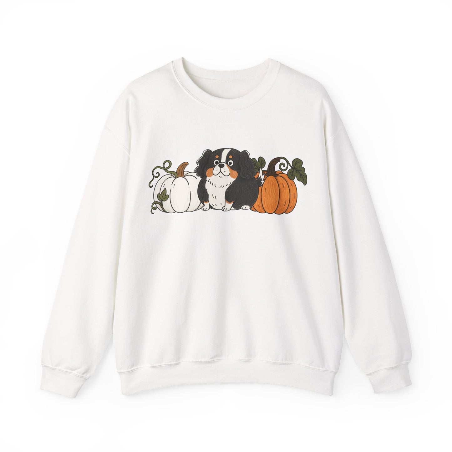 Tricolor Cavalier Pupkin Unisex Sweatshirt