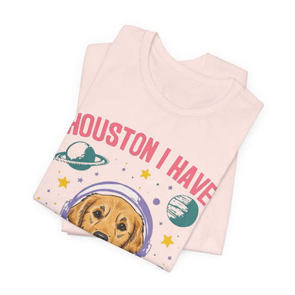 Golden Retriever Houston Space TShirt