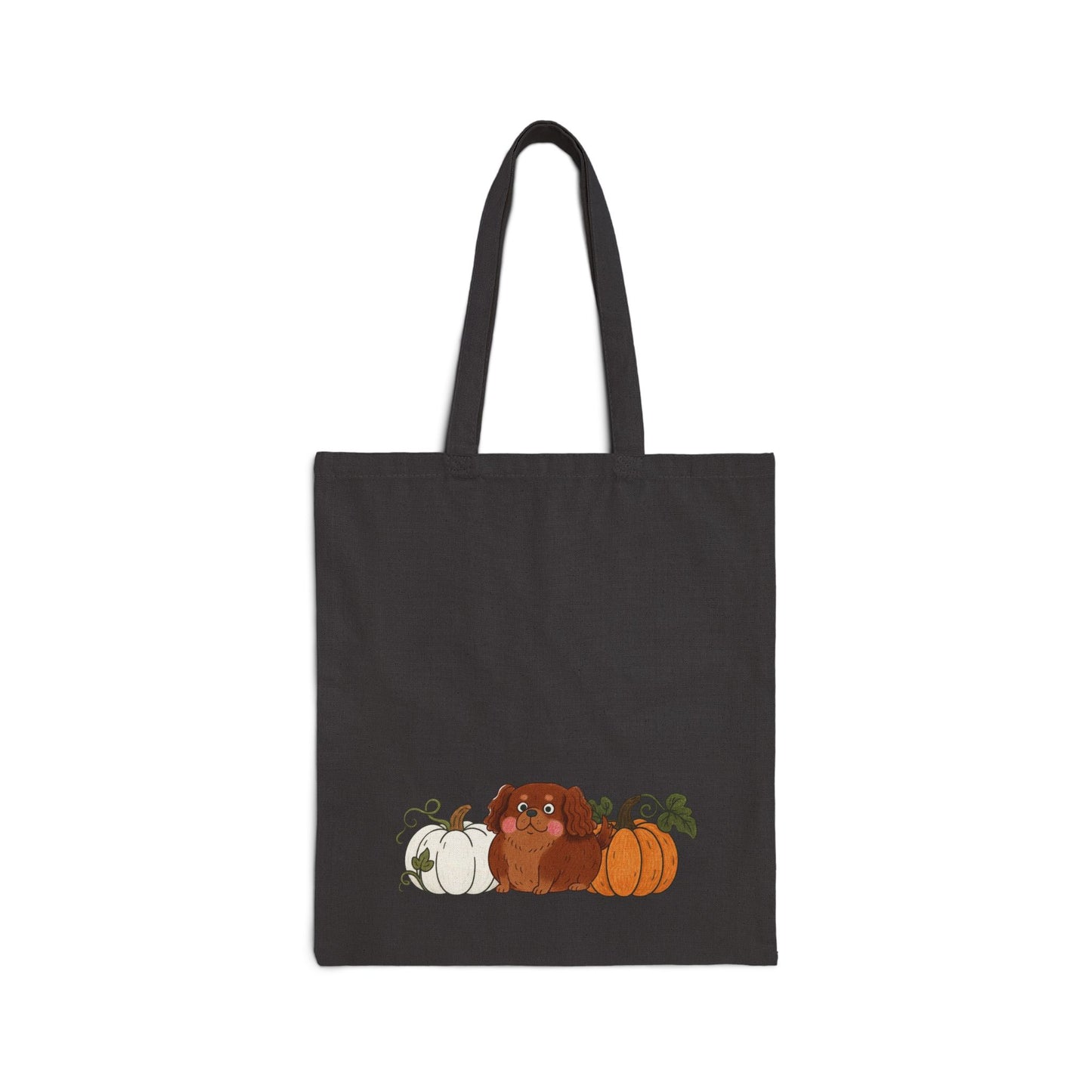 Ruby Cavalier King Charles Pupkin Tote Bag