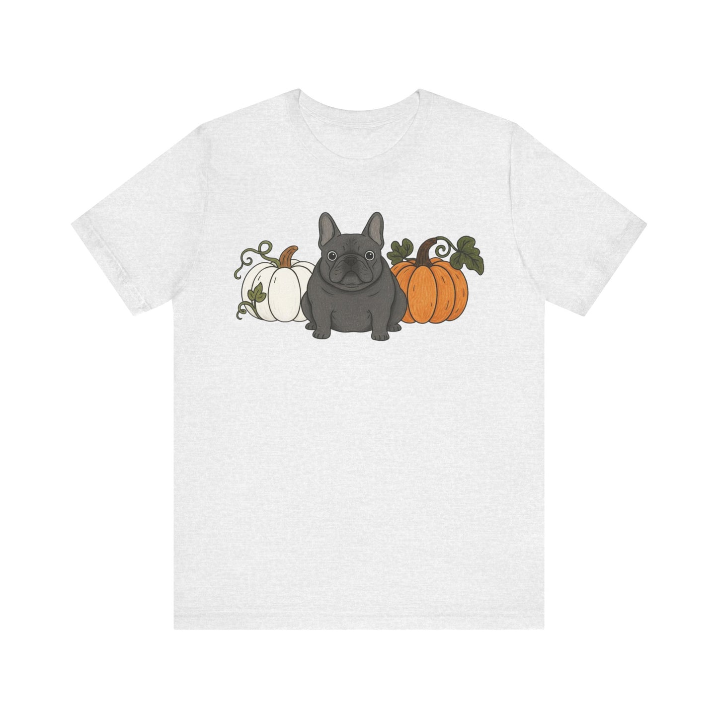 Black Frenchie Pupkin Unisex Tshirt