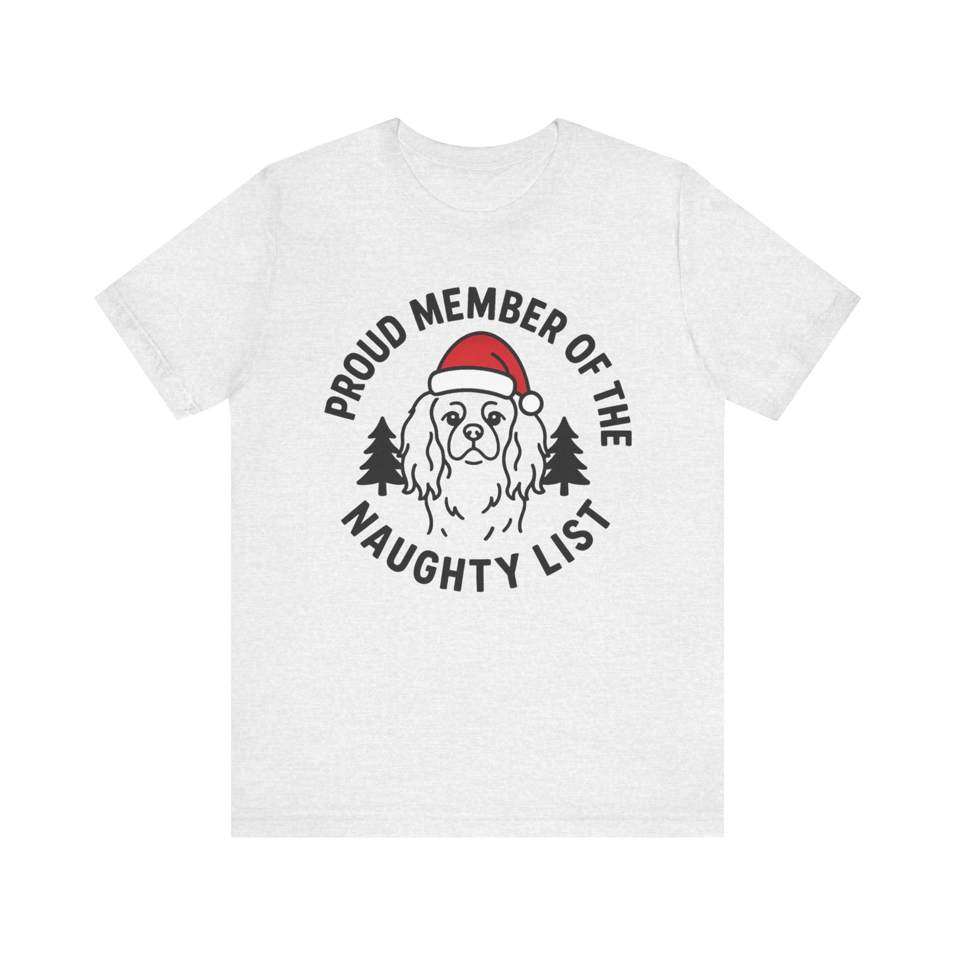 Cavalier King Charles Naughty List TShirt