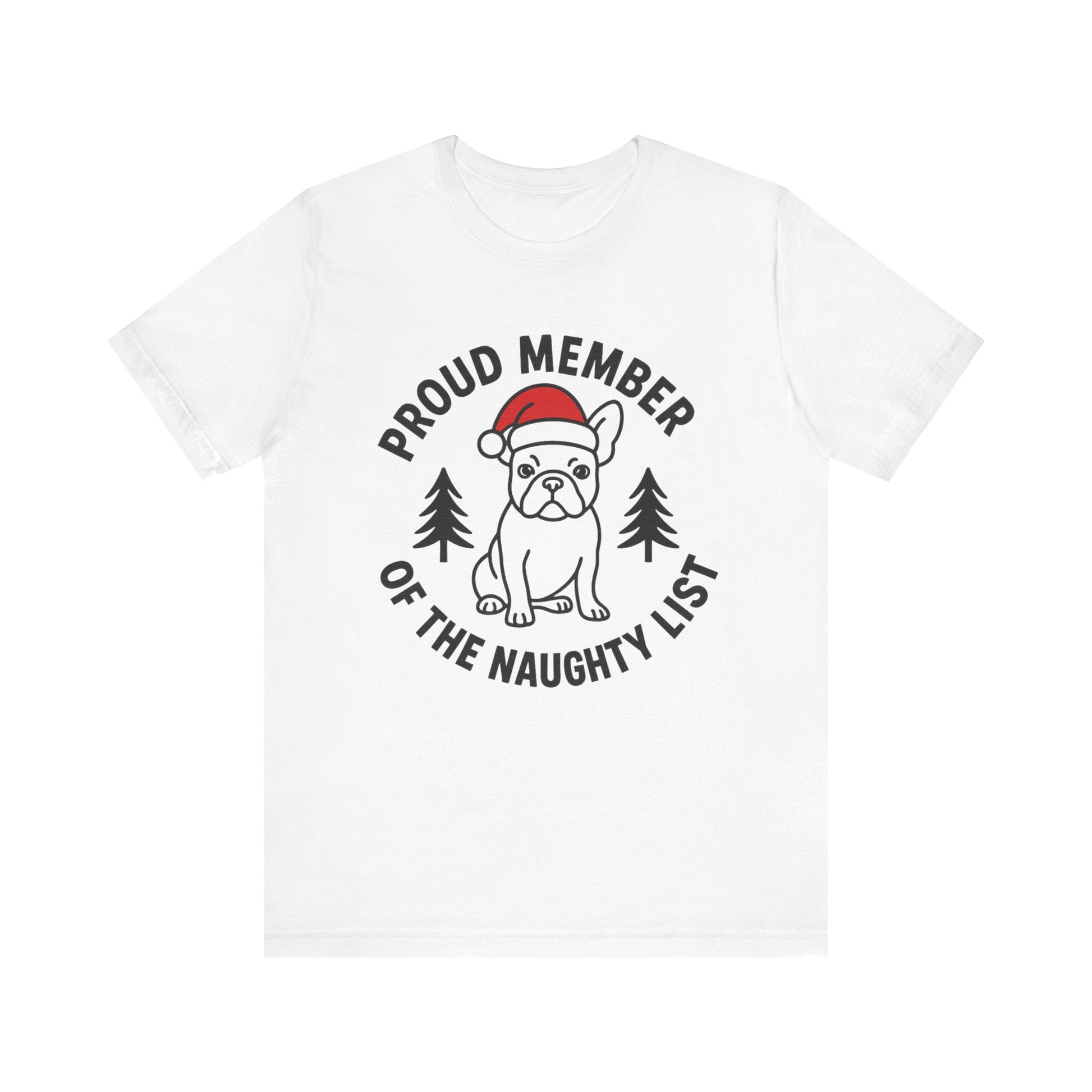French Bulldog Naughty List TShirt