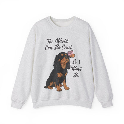 Cruel World Black Tan Cavalier Sweatshirt