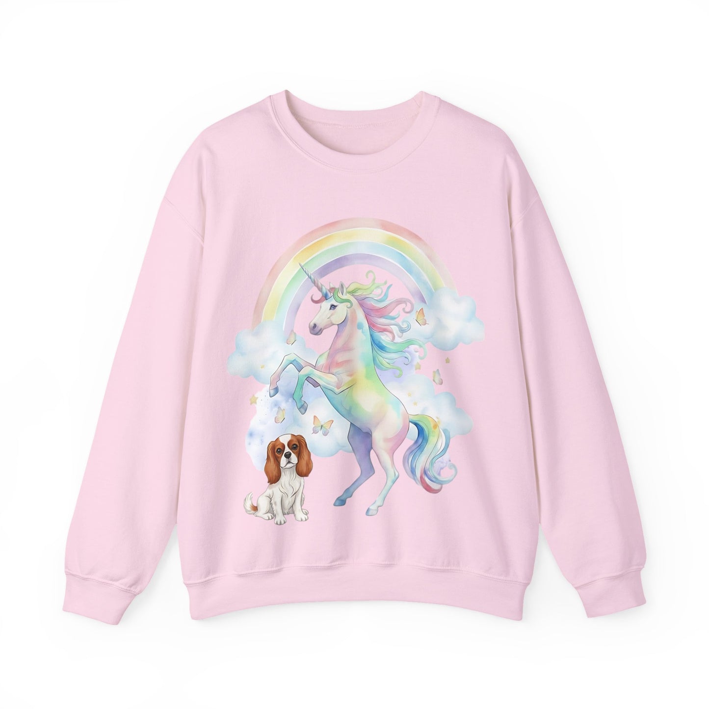 Blenheim Cavalier Watercolor Unicorn Sweatshirt