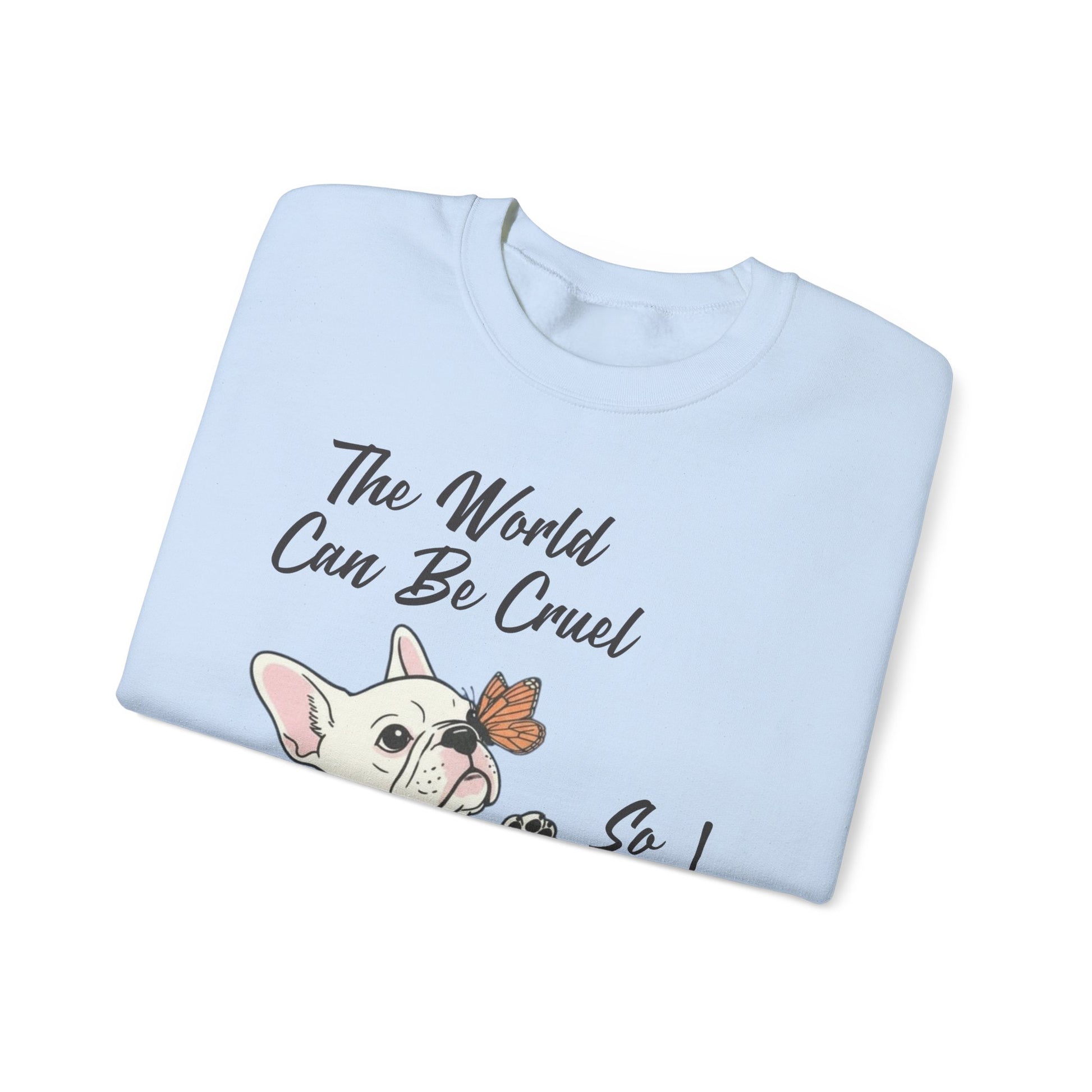 Cruel World White Frenchie Sweatshirt