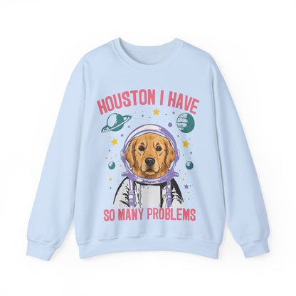 Golden Retriever Houston Space Sweatshirt