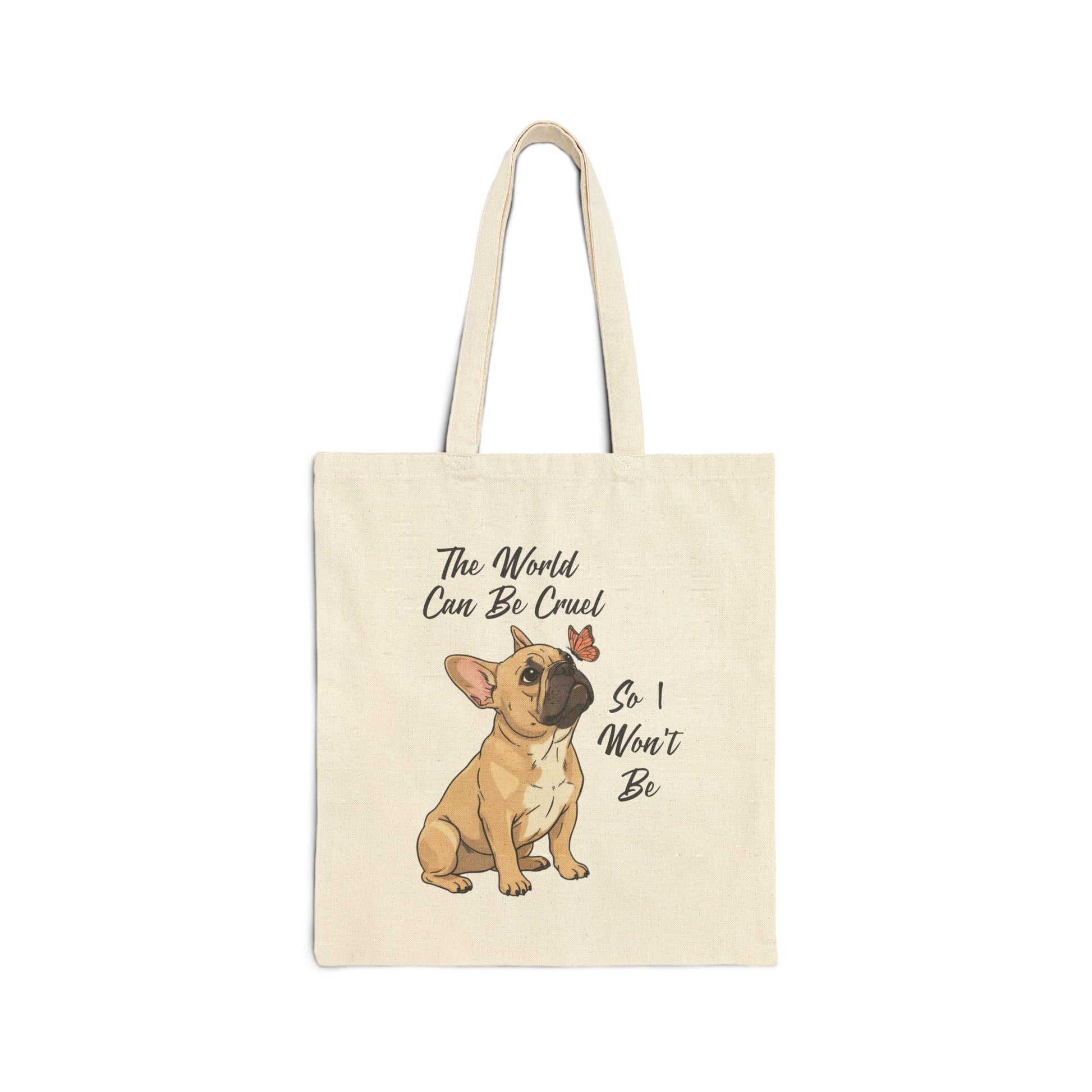 Cruel World Fawn Frenchie Tote Bag