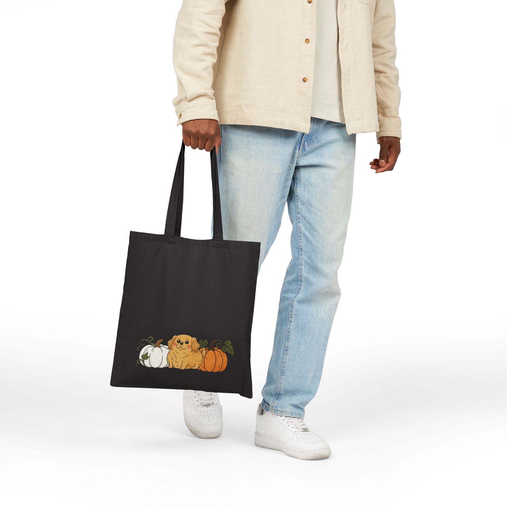 Golden Retriever Pupkin Tote Bag