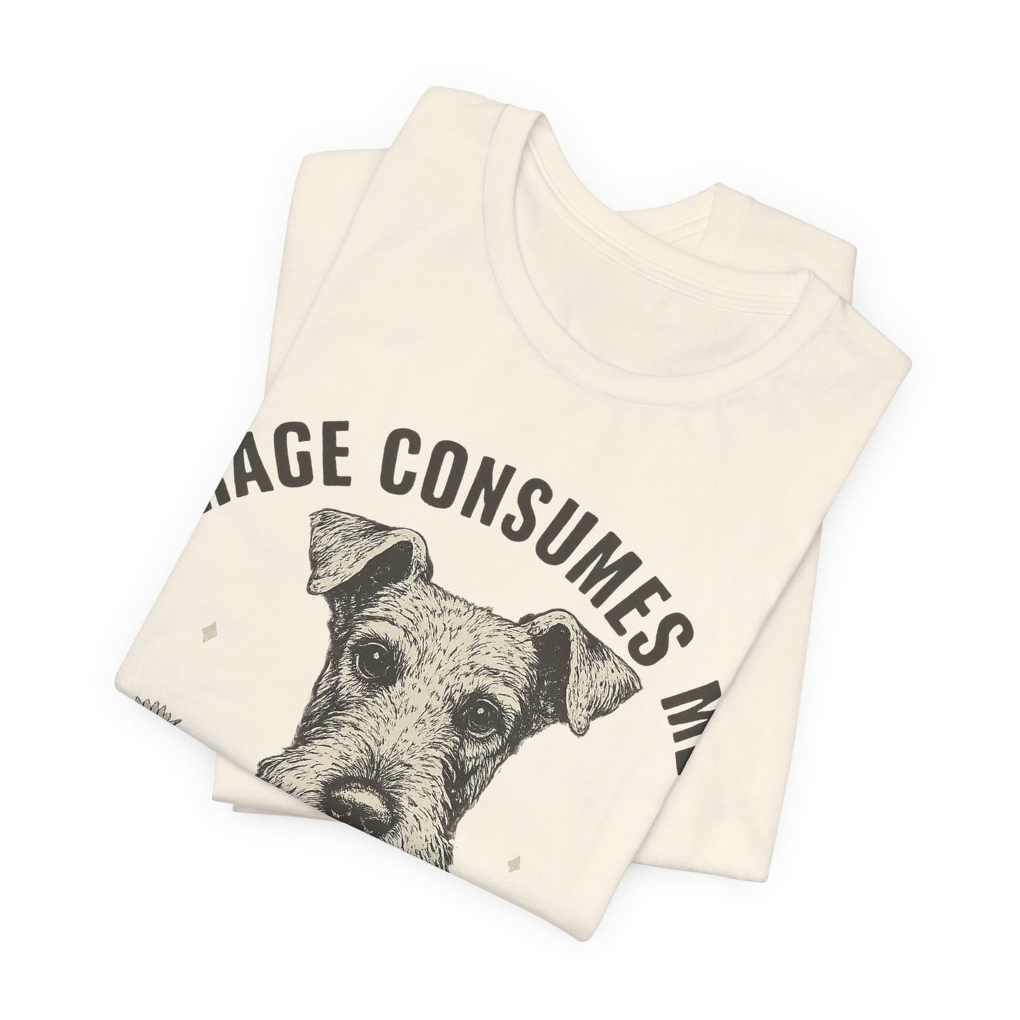 Airedale Terrier Rage Unisex Tshirt