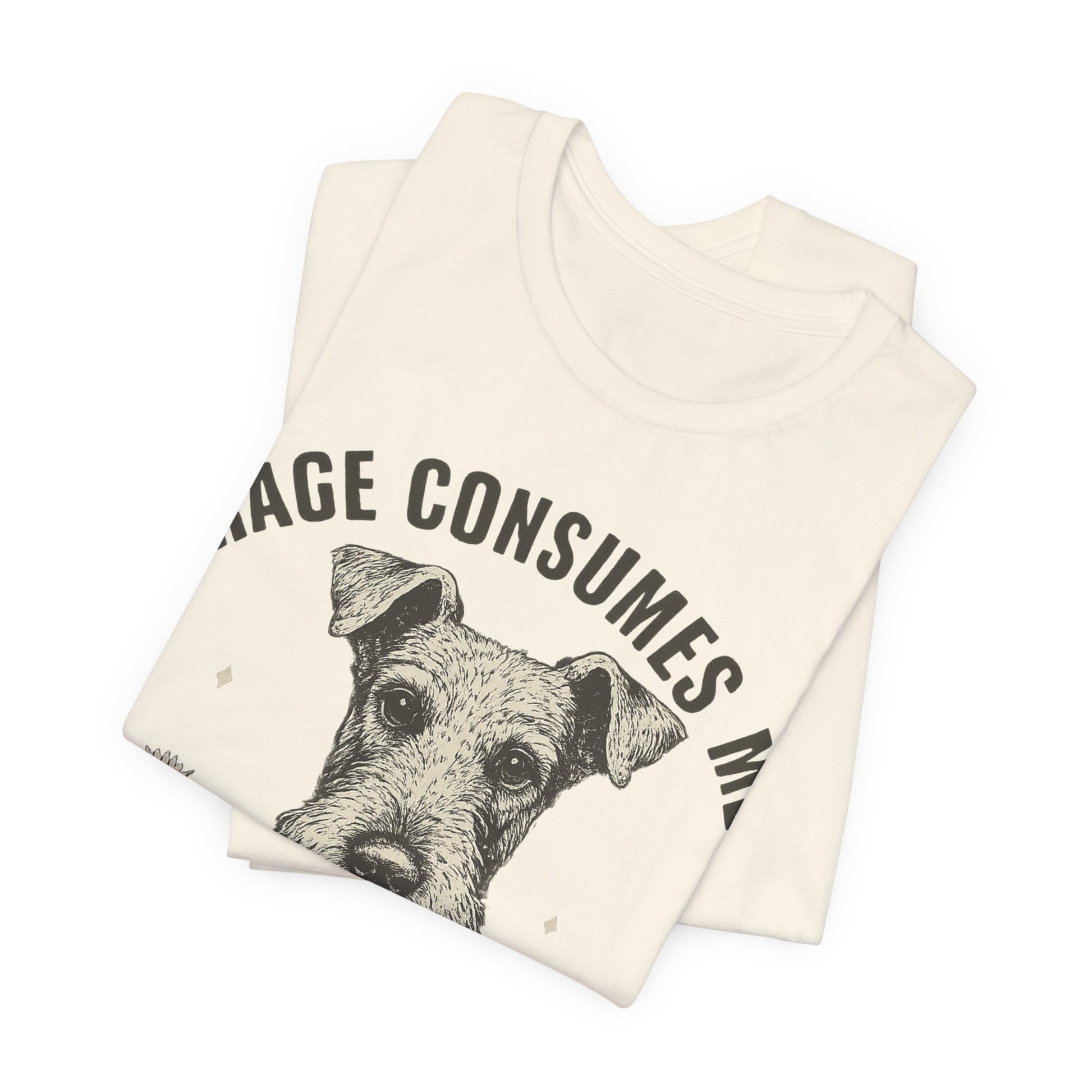 Airedale Terrier Rage Unisex Tshirt