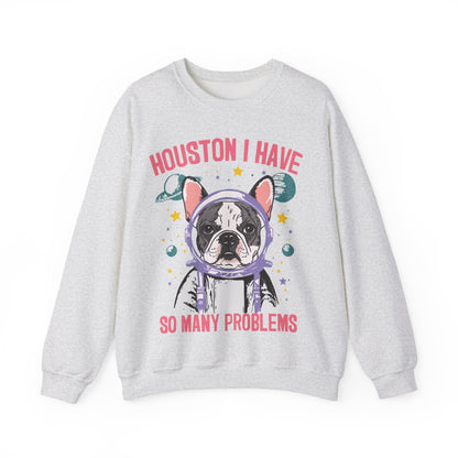 Piebald Frenchie Houston Space Sweatshirt