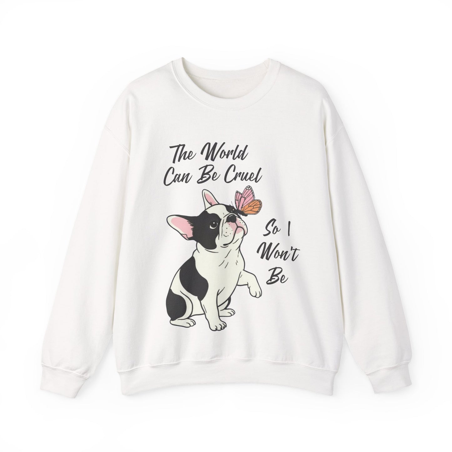 Cruel World Piebald Frenchie Sweatshirt