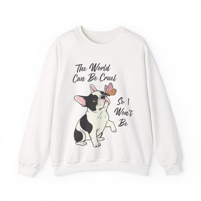 Cruel World Piebald Frenchie Sweatshirt