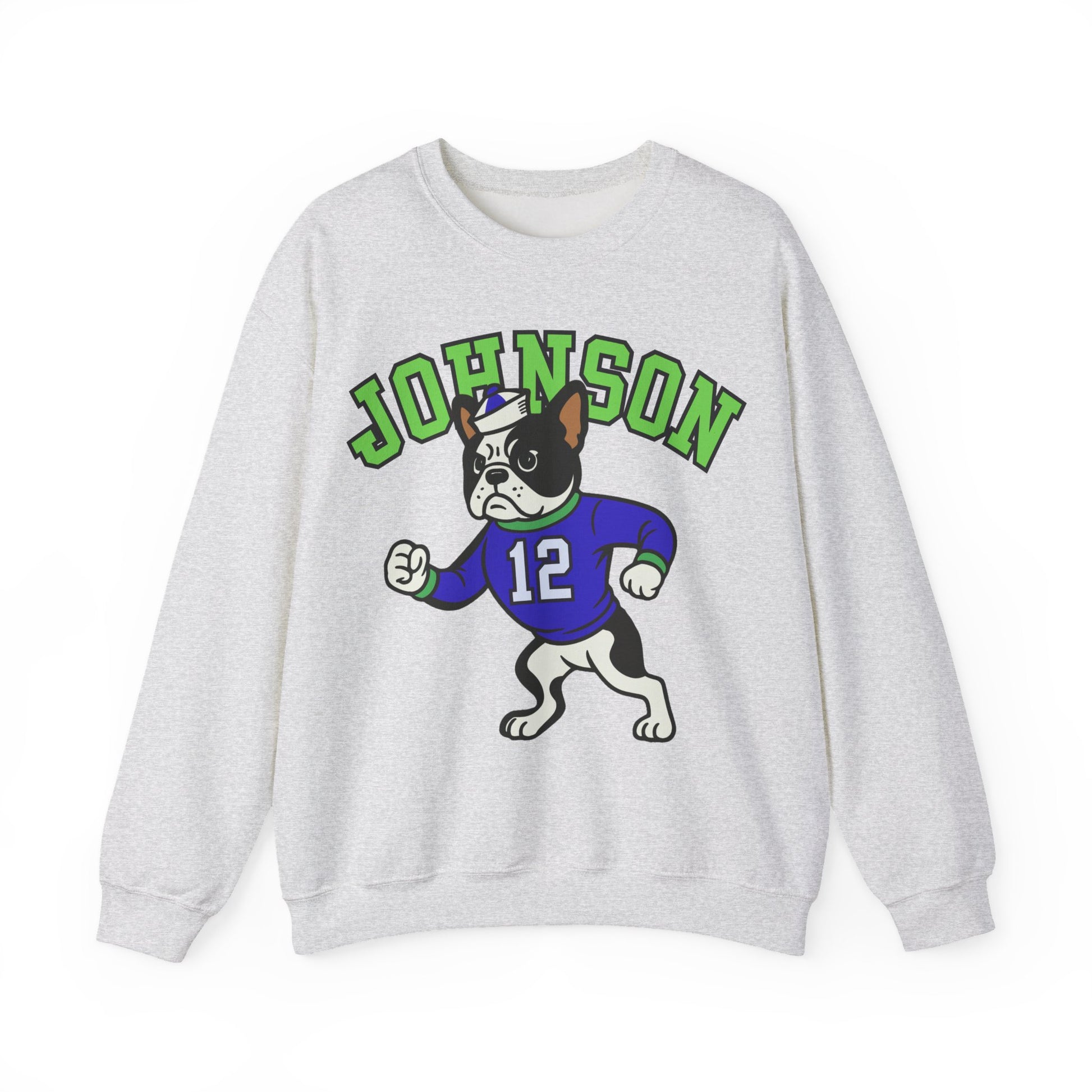 Piebald Frenchie College Mascot Sweatshirt