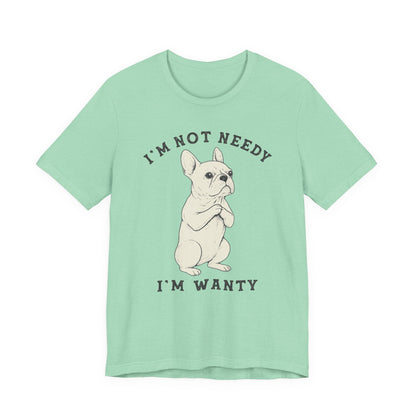 White French Bulldog Wanty TShirt
