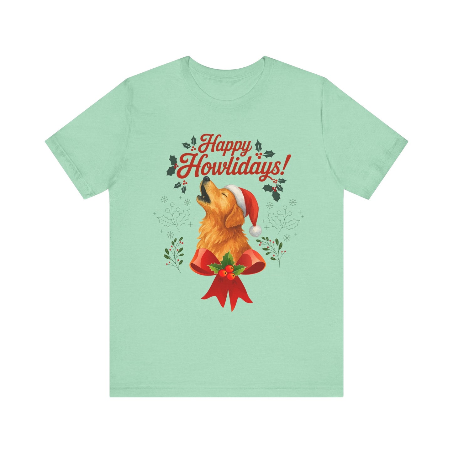 Golden Retriever Happy Howlidays TShirt