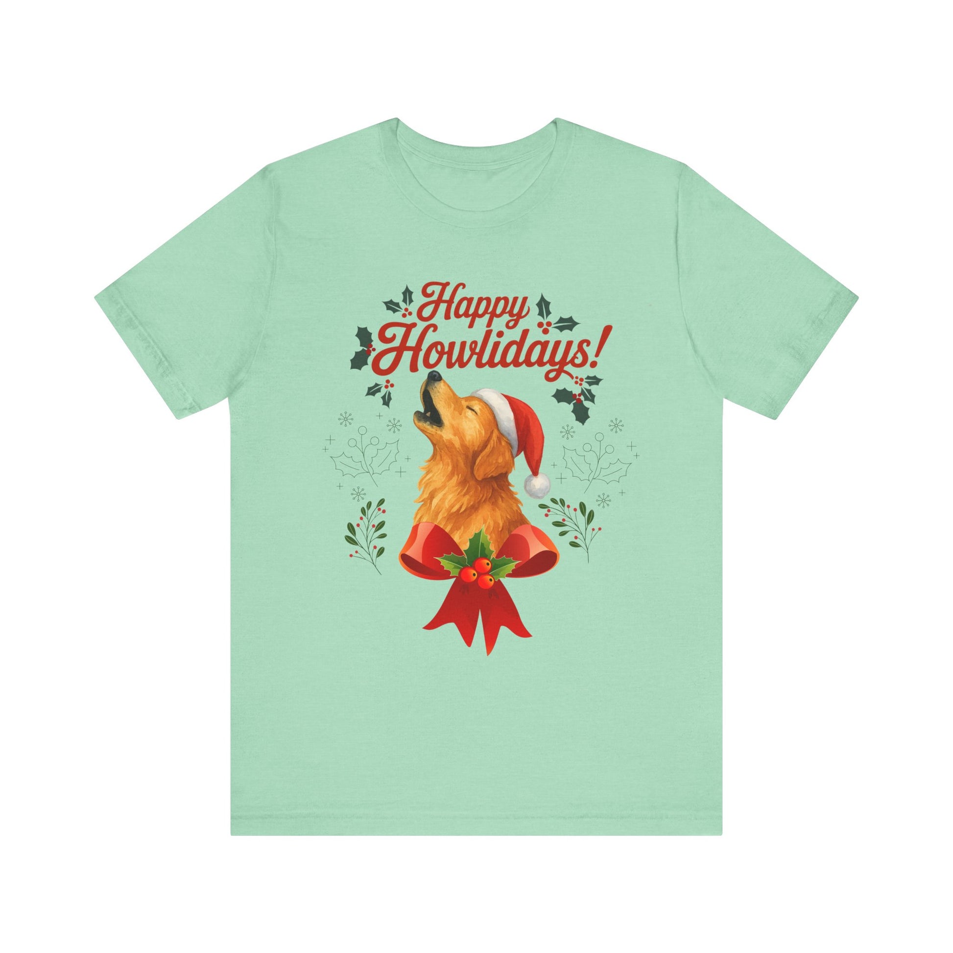Golden Retriever Happy Howlidays TShirt