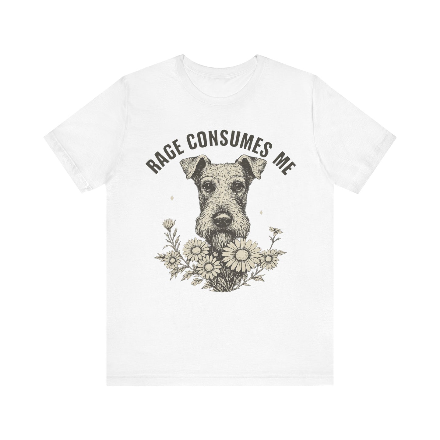 Airedale Terrier Rage Unisex Tshirt